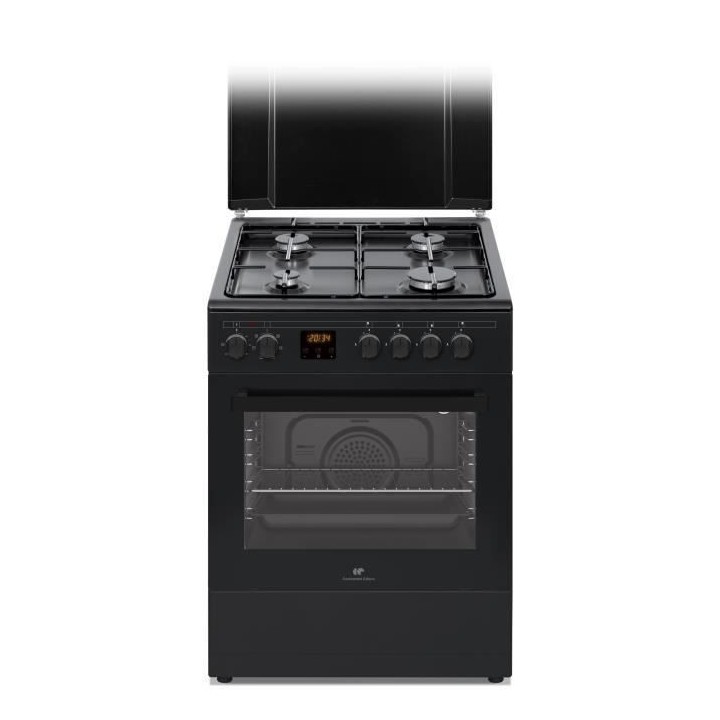 Cuisiniere gaz CONTINENTAL EDISON CECG60FCB1 - 4 feux - L59,8 x P61 xH