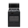 Cuisiniere gaz CONTINENTAL EDISON CECG60FCB1 - 4 feux - L59,8 x P61 xH83cm- Noir