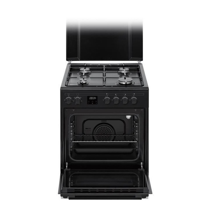 Cuisiniere gaz CONTINENTAL EDISON CECG60FCB1 - 4 feux - L59,8 x P61 xH