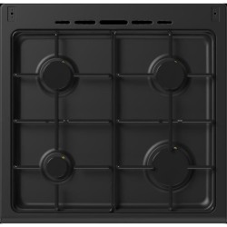 Cuisiniere gaz CONTINENTAL EDISON CECG60FCB1 - 4 feux - L59,8 x P61 xH83cm- Noir