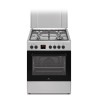 Cuisiniere gaz CONTINENTAL EDISON CECG60FCS1 - 4 feux - L59,8 x P61 xH83cm- Silver