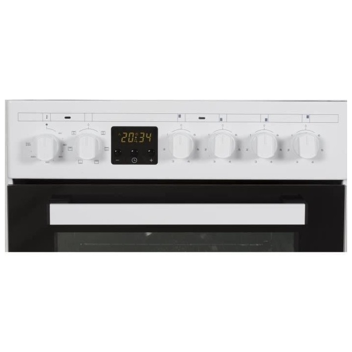 Cuisiniere vitrocéramique CONTINENTAL EDISON CECV50FCW - 4 feux - L49