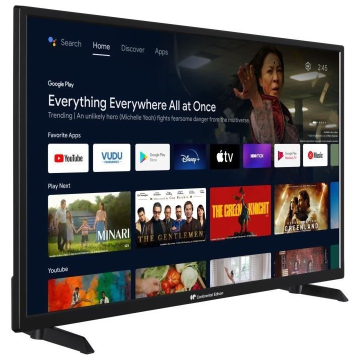 TV LED - CONTINENTAL EDISON - CELED32SAHD23B3 - HD - 32 (80 cm) - HDR