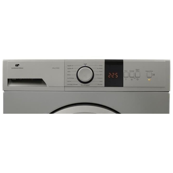 Lave-linge hublot CONTINENTAL EDISON CELL712IS1 - 7 kg – Moteur indu