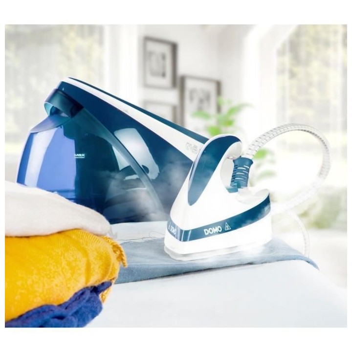 DOMO DO1022S Fer a repasser avec centrale vapeur - 160g/min - 7,5bar -