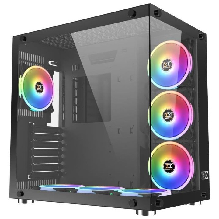 XIGMATEK Aquarius Plus ARGB (Noir) - Boitier sans alimentation - Moyen