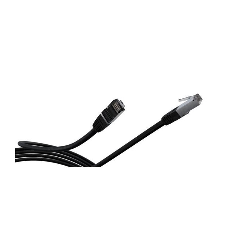 Cable RJ45 mâle / RJ45 mâle, cat.6, blindé, col...