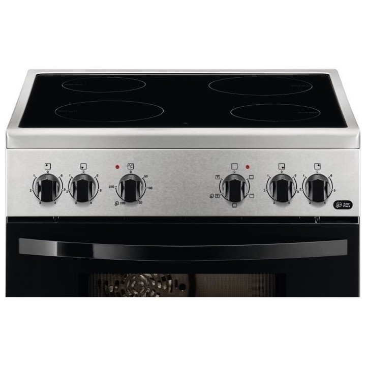 Cuisiniere vitrocéramique FAURE - FCV65091XA - 4 foyers Hi-Light + fo