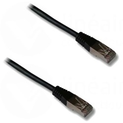 Cable RJ45 mâle / RJ45 mâle, cat.6, blindé, col...