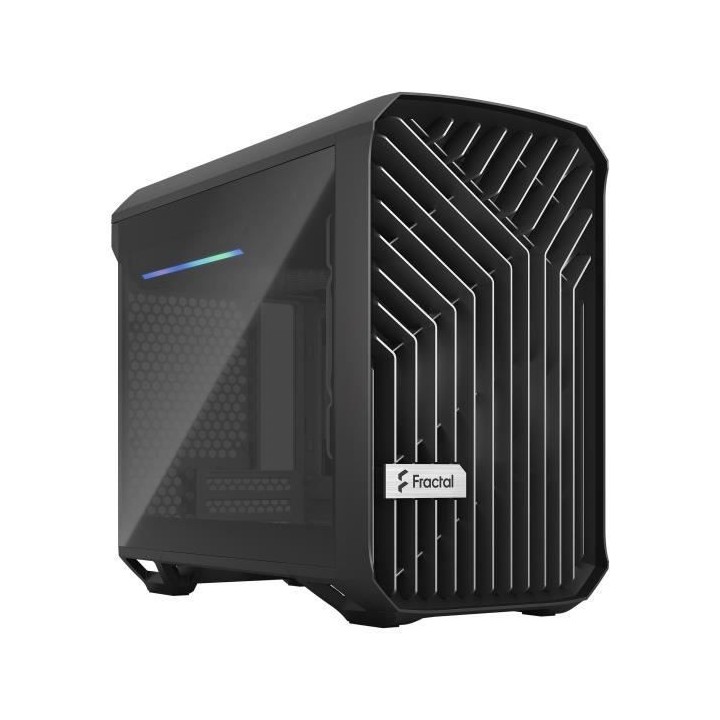 Boîtier PC - FRACTAL DESIGN - Torrent Nano Black TG Dark Tint - Noir