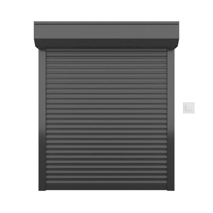 Volet roulant H170 x L150 cm en Aluminium recoupable en largeur et hau
