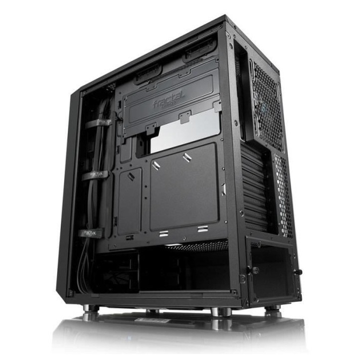 FRACTAL DESIGN BOITIER PC Meshify C - Blackout - Noir - Verre trempé