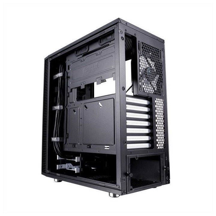FRACTAL DESIGN BOITIER PC Meshify C - Blackout - Noir - Verre trempé
