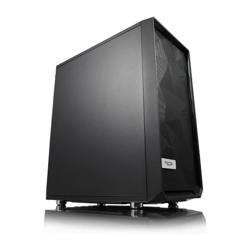 FRACTAL DESIGN BOITIER PC Meshify C - Solid Side Panel - Noir - Format ATX (FD-CA-MESH-C-BKO)