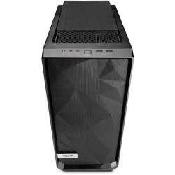 FRACTAL DESIGN BOITIER PC Meshify C - Solid Side Panel - Noir - Format ATX (FD-CA-MESH-C-BKO)