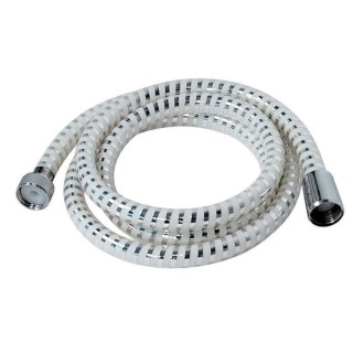 Flexible de douche Biflex 2m blanc / chromé