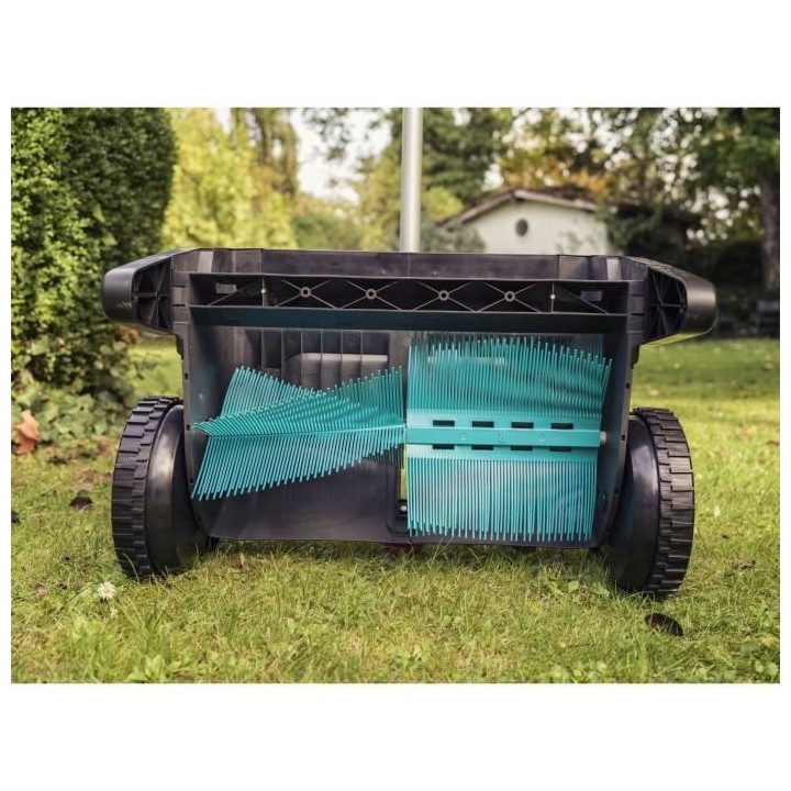 GARDENA Ramasse-feuilles, Herbe coupée, Epines | Largeur travail: 49c