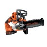 BLACK+DECKER Tronçonneuse Sans Fil 18V GKC1820L20-QW Tronçonneuse Electrique 20 cm avec Batterie 18V 2 Ah Diametre de Coupe 16