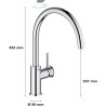 GROHE - Mitigeur monocommande Evier