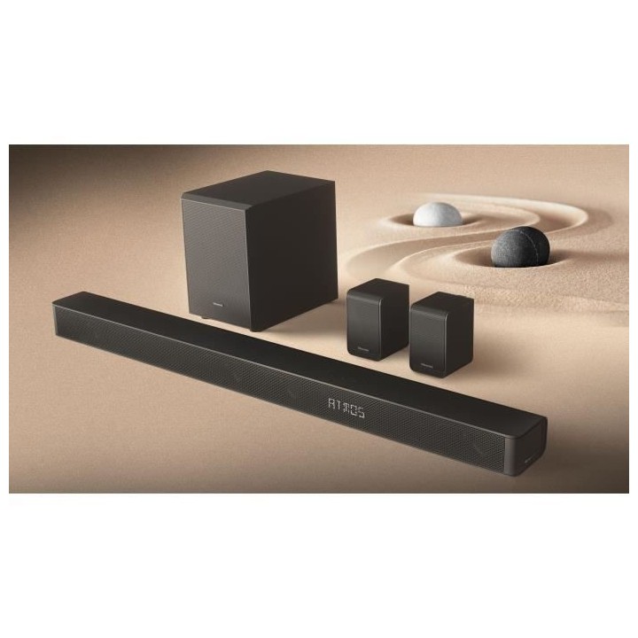 Barre de son 5.1 HISENSE AX5100 - Bluetooth - Dolby Atmos - Caisson de