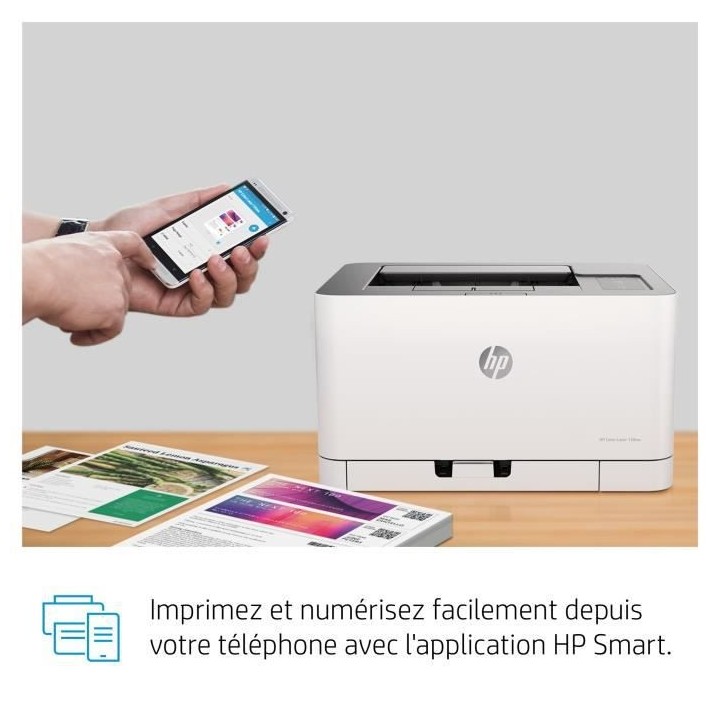 HP Color Laser 150nw Imprimante monofonction Laser couleur - Idéal po