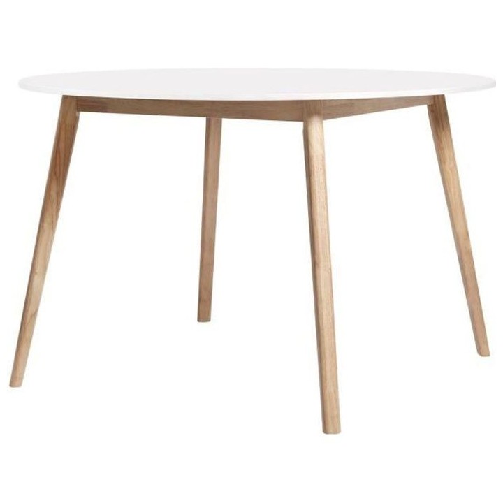 Table a manger ronde 4 personnes - laqué - ESTHER