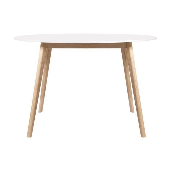 Table a manger ronde 4 personnes - laqué - ESTHER