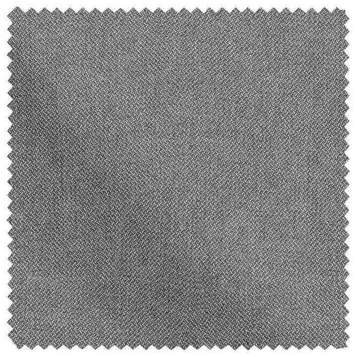 Lit adulte HYLKIO 140x190 cm - Tissu Gris - Tete de lit