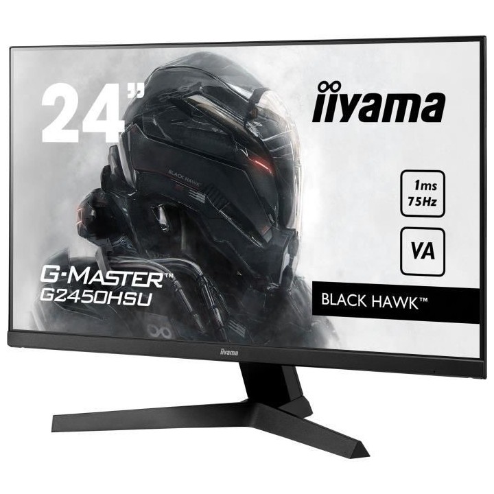 Ecran PC Gamer - IIYAMA G2450HSU-B1 - Master Black Hawk - 23,8 FHD - D