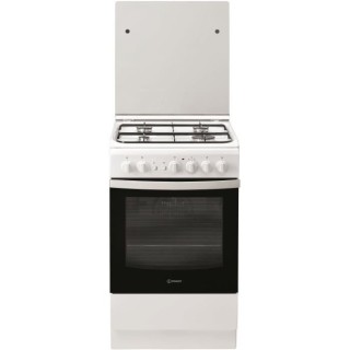 INDESIT IS5G2PCW/FR - Cuisiniere table gaz - 50cm - 4 zones de cuisson