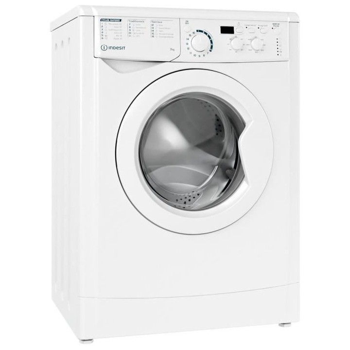 Lave-linge hublot INDESIT EWD71453WFRN - 7 kg - Induction - L60 cm - 1