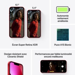 APPLE iPhone 13 mini 256Go (PRODUCT)RED