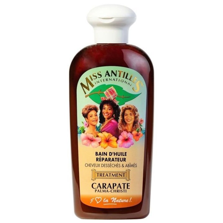 Miss Antilles International Bain D'Huile Reparateur Carapate 250 ml