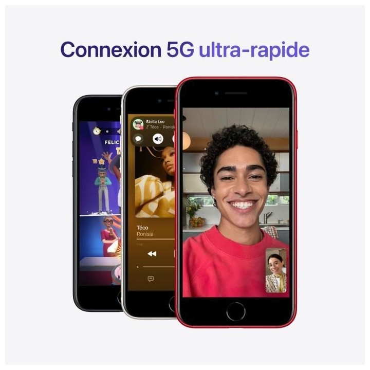 iPhone SE 5G 256Go Noir