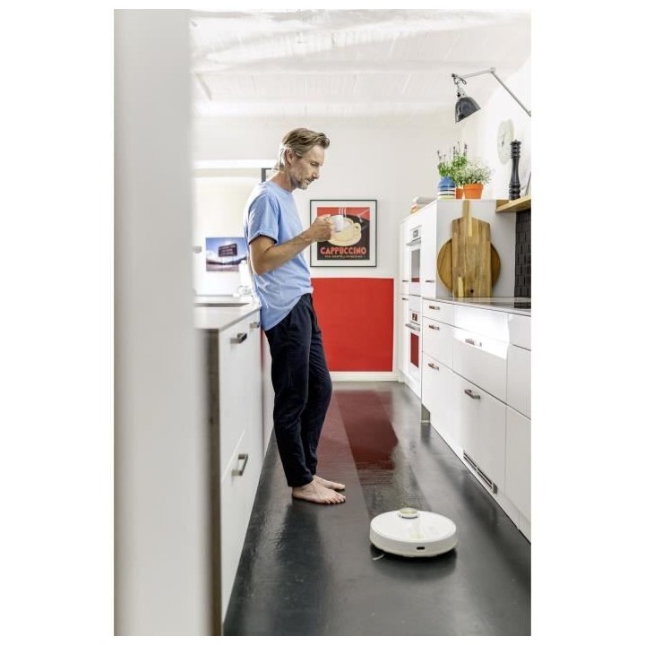 KARCHER RCV 3 - Robot Aspirateur Laveur Connecté - Navigation LIDAR p