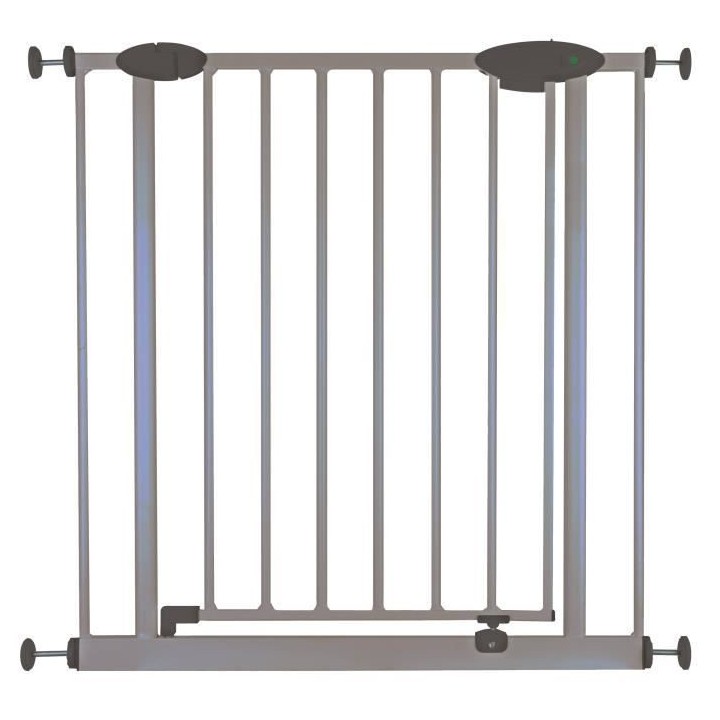 NIDALYS Barriere ROMEO Métal Portillon Sans perçage 73-81cm Gris