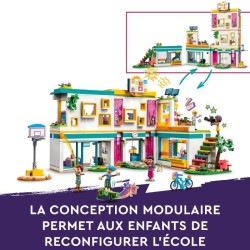 LEGO Friends 41731 L'École Internationale de Heartlake City, Jouet avec 5 Mini-Poupées