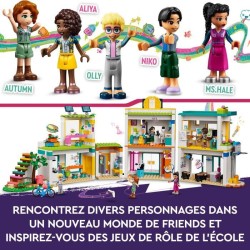 LEGO Friends 41731 L'École Internationale de Heartlake City, Jouet avec 5 Mini-Poupées