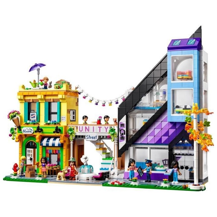 LEGO Friends 41732 Les Boutiques de Fleurs et de Décoration, Maquette