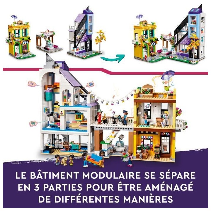 LEGO Friends 41732 Les Boutiques de Fleurs et de Décoration, Maquette