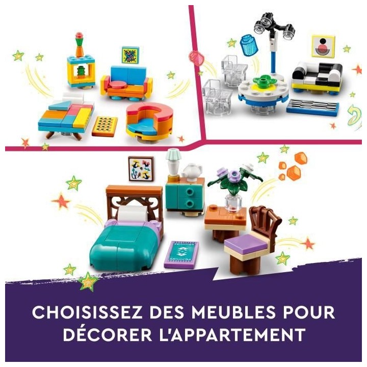 LEGO Friends 41732 Les Boutiques de Fleurs et de Décoration, Maquette