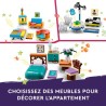 LEGO Friends 41732 Les Boutiques de Fleurs et de Décoration, Maquette a Construire et Personnaliser