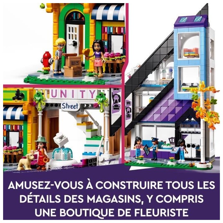 LEGO Friends 41732 Les Boutiques de Fleurs et de Décoration, Maquette
