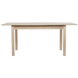 Table a manger extensible de 6 a 10 personnes - Classique - Décor chene - COBURG - L 137-177 x l 80 x H 76,5 cm