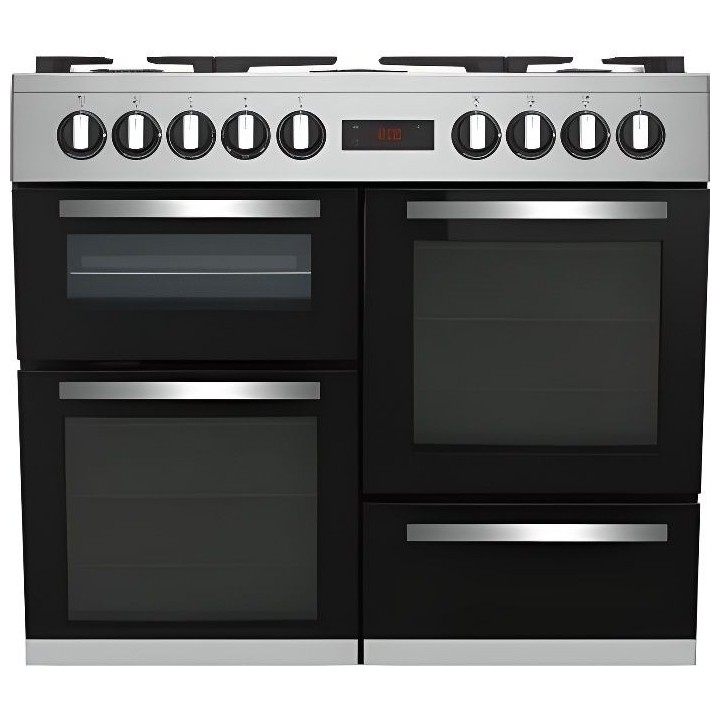 Piano de cuisson électrique BEKO - 6 gaz + 1 wok - 100 cm - PF335325D