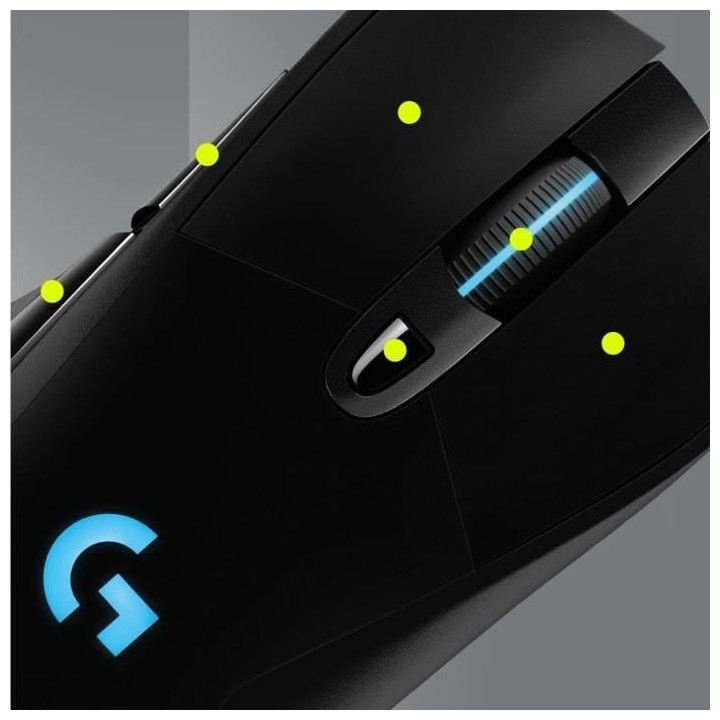 LOGITECH G - Souris Gaming sans fil G703 Lightspeed - Noir