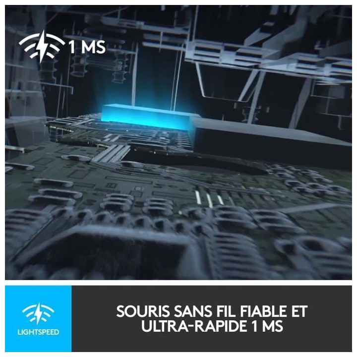 LOGITECH G - Souris Gamer Sans Fil G903 LIGHTSPEED - Noir