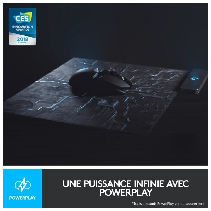 LOGITECH G - Souris Gamer Sans Fil G903 LIGHTSPEED - Noir