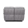 Canapé 2 places relax manuel - Tissu Gris - L 152 x P 92 x H 107 cm - SOBRAL