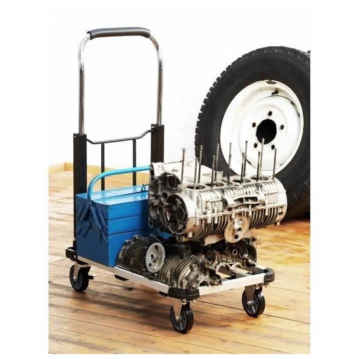 MEISTER Chariot plate forme pliant aluminium 150kg